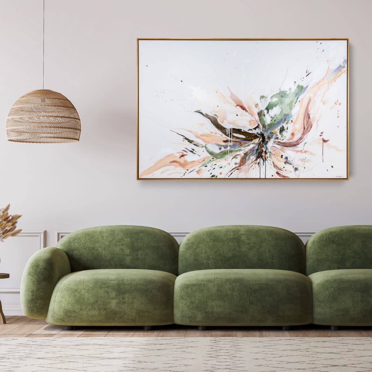Wildflower Abstract Painting